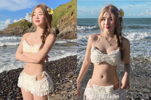 Cô Ngọc Diễm da trắng quyến rũ bên đại gia