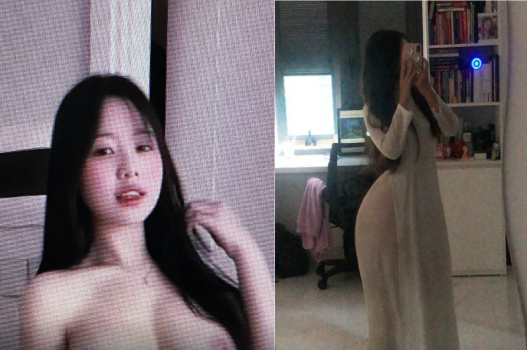 Nàng quyến rũ lắc lư khi khát khao
